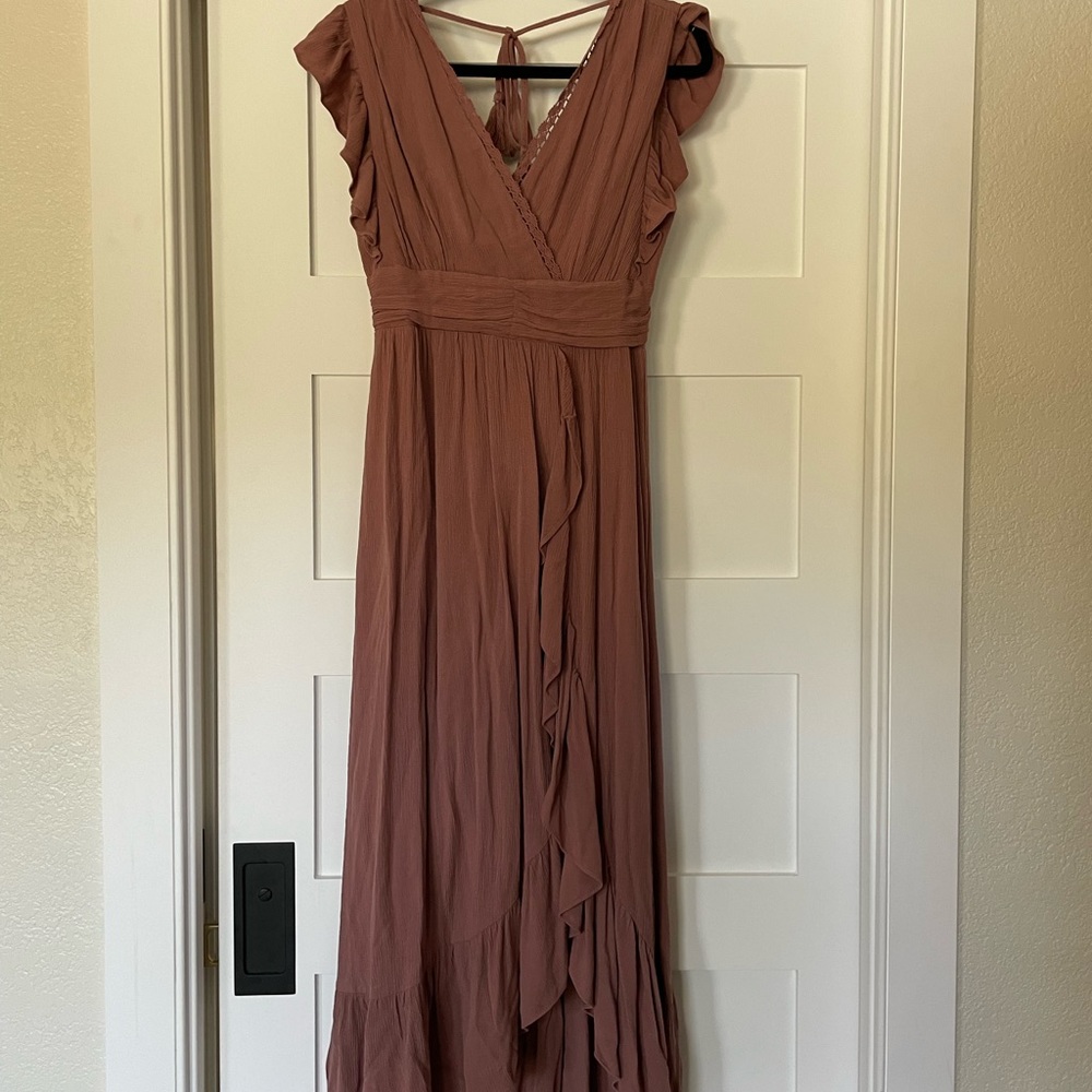 Long mauve Altar'd State dress. Medium
